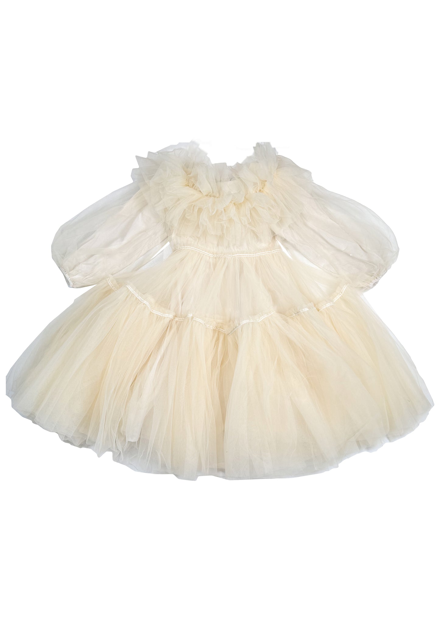 ZOE DRESS ECRU - LONG