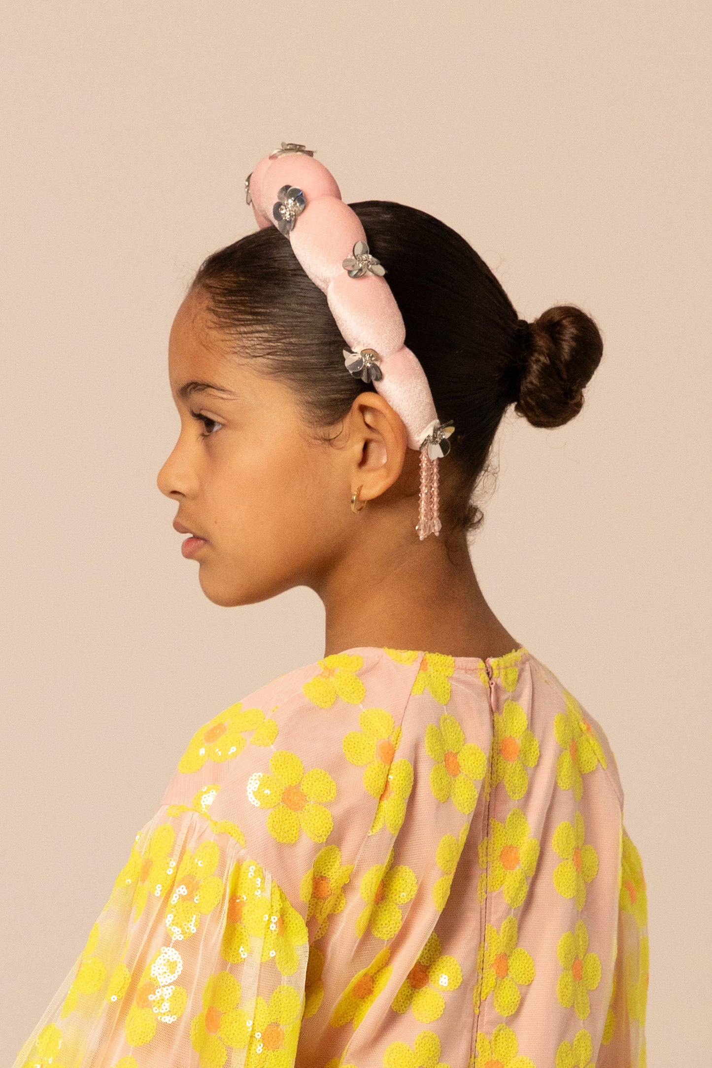 FLORA HAIR BAND PINK