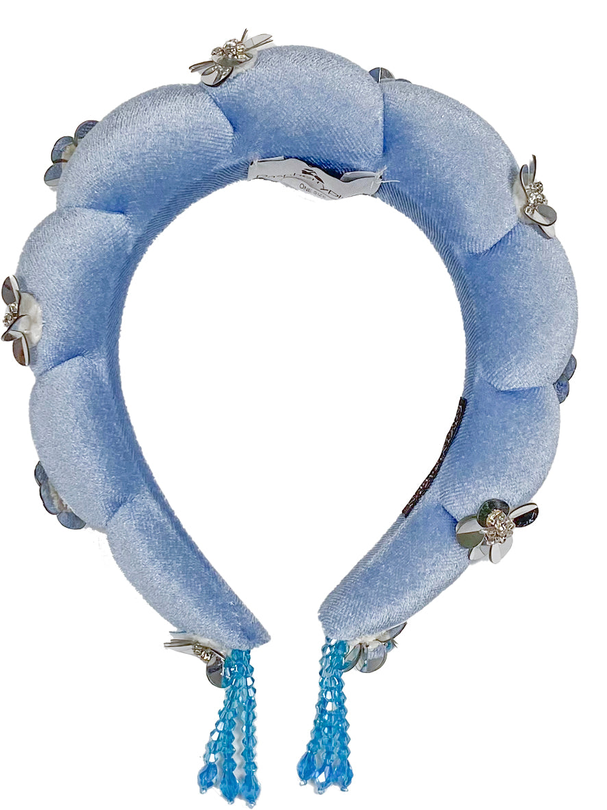 FLORA HAIR BAND BLUE