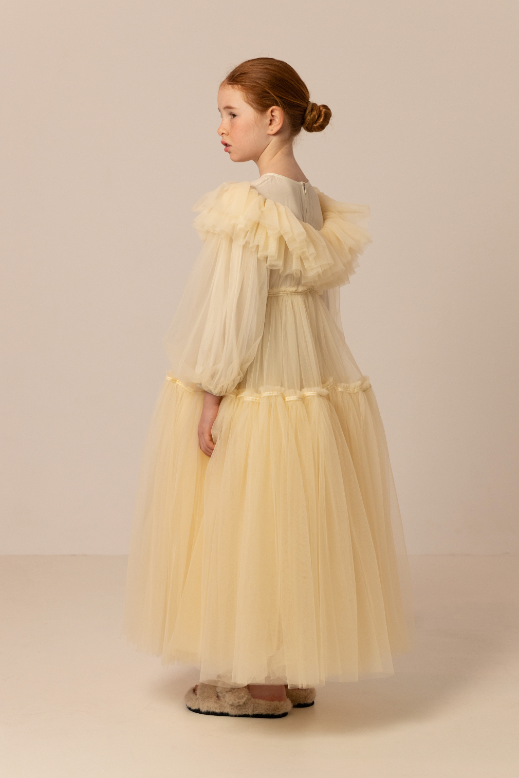 ZOE DRESS ECRU - LONG