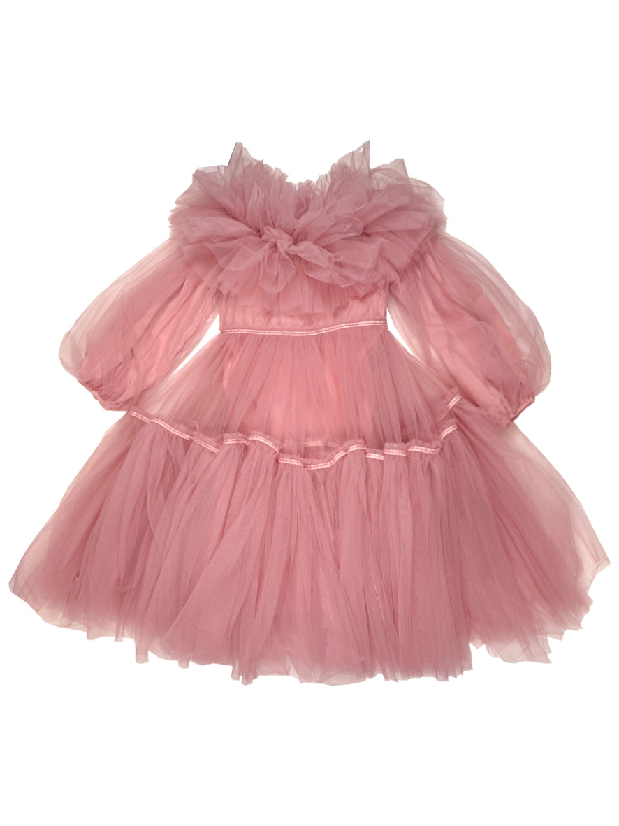 ZOE DRESS PINK - LONG