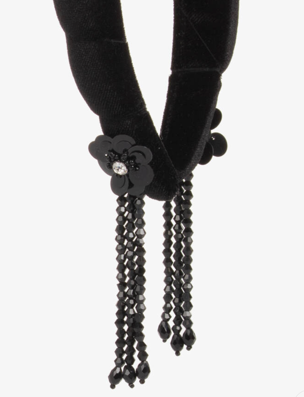 FLORA HAIR BAND BLACK