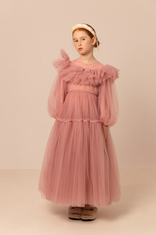 ZOE DRESS PINK - LONG
