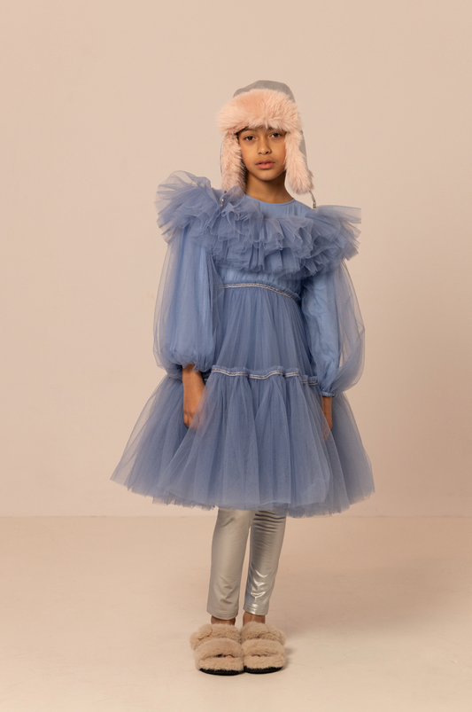 ZOE DRESS BLUE