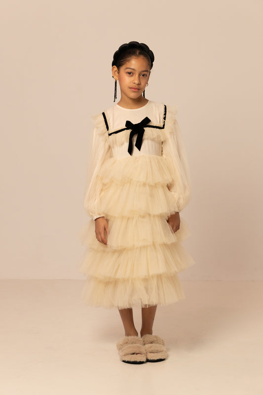 ADA DRESS ECRU