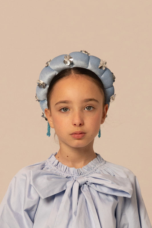 FLORA HAIR BAND BLUE