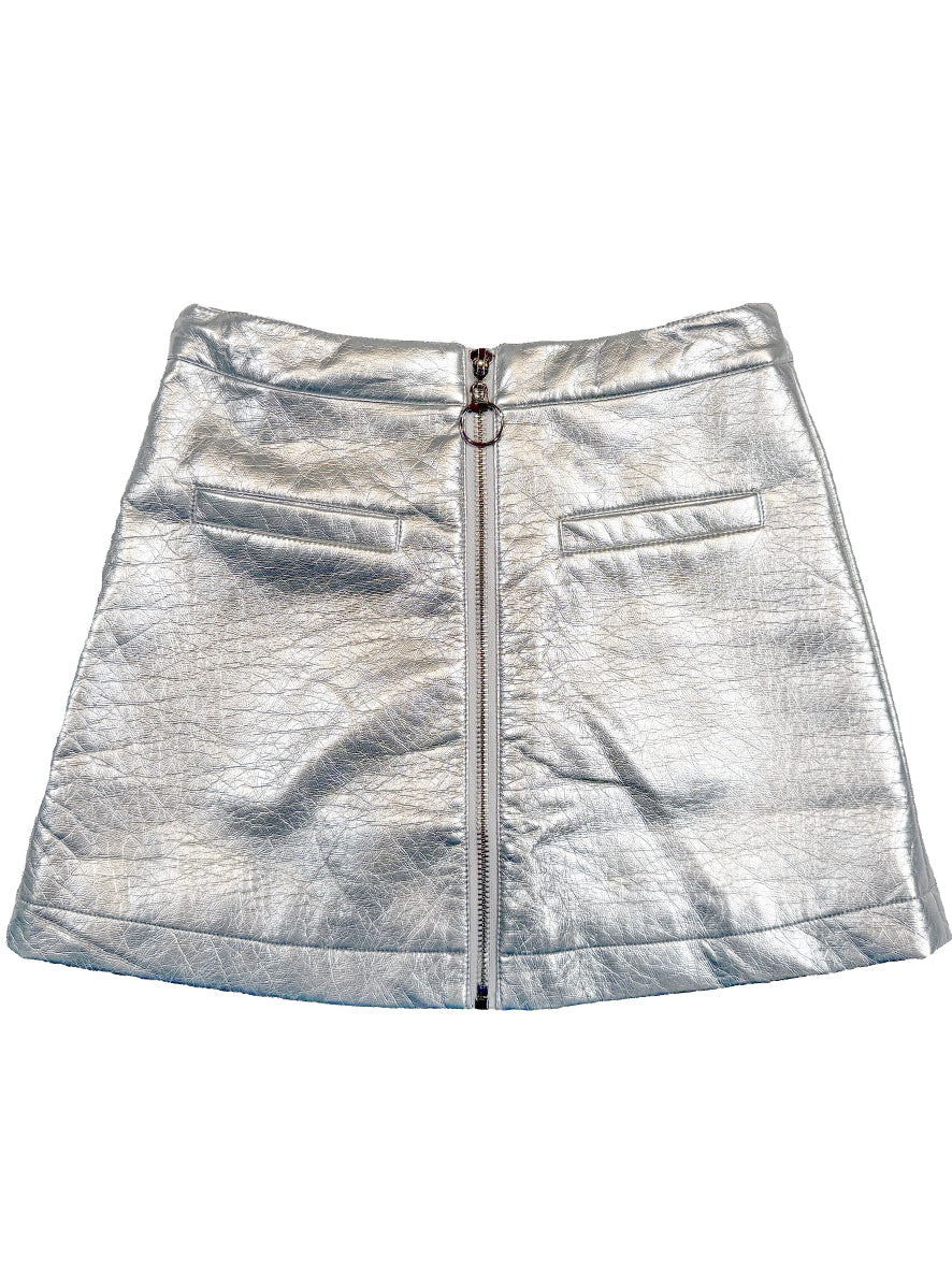 AMELIA SKIRT SILVER