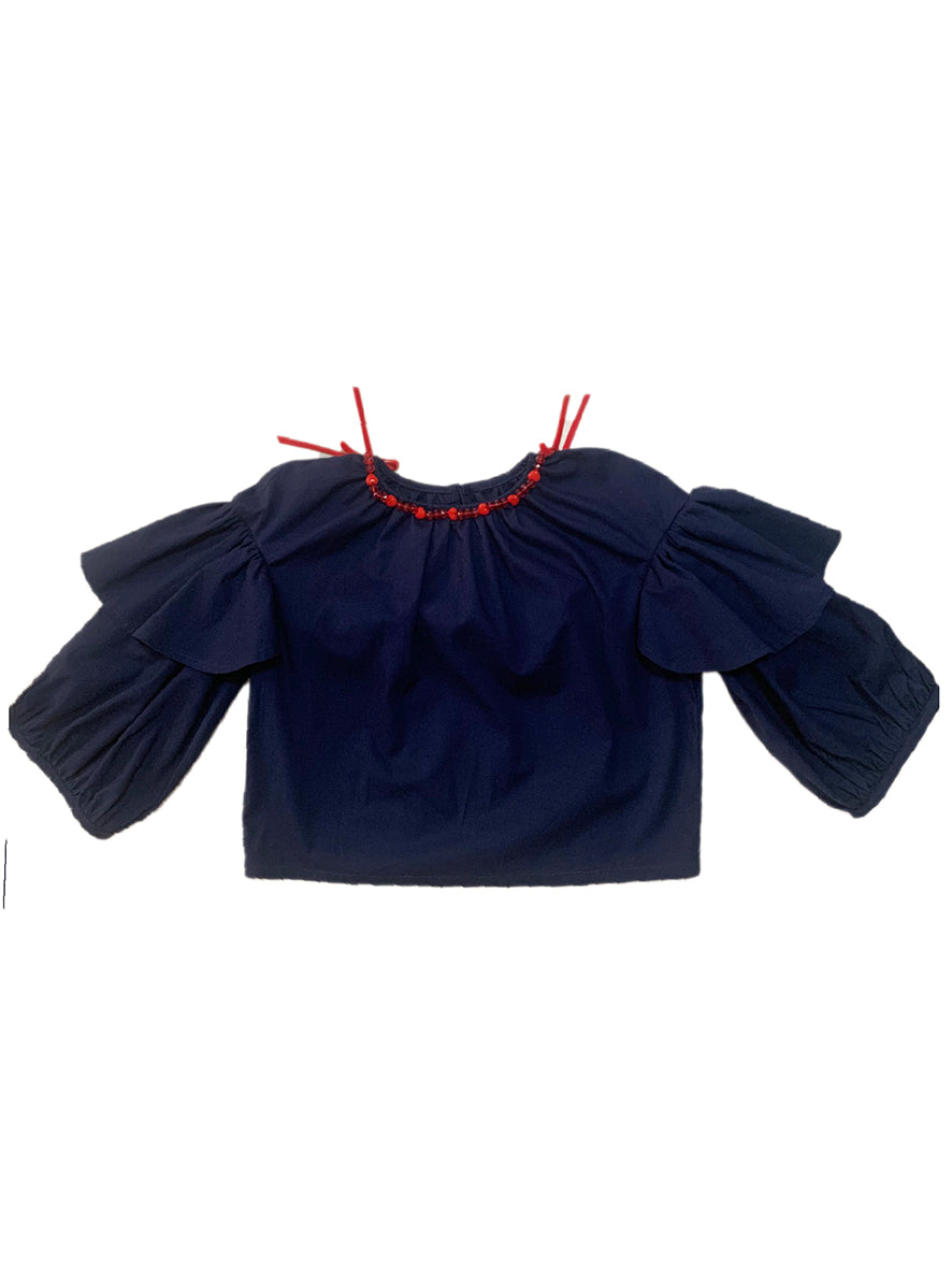 SAMMI BLOUSE NAVY