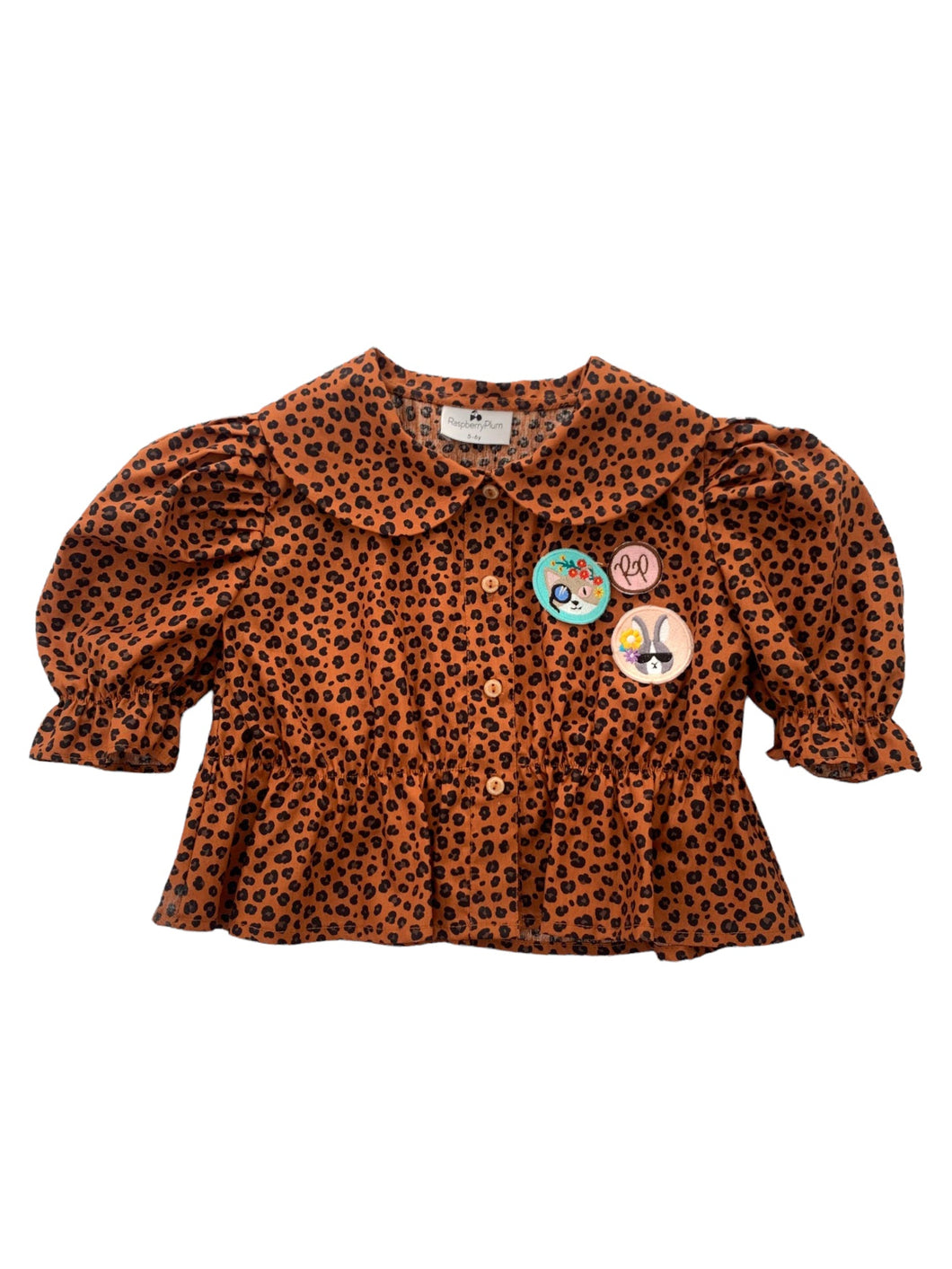 Animal Blouse Rust